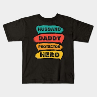 Retro Father Dad Kids T-Shirt